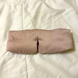 Lunya washable silk sleep mask, otium tan